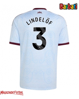 Aston Villa Victor Lindelof #3 Tricou Fotbal Replică 2026-27 Barbati Treilea Aston Villa Victor Lindelof #3 Tricou Fotbal Replică 2026-27 Barbati Treilea